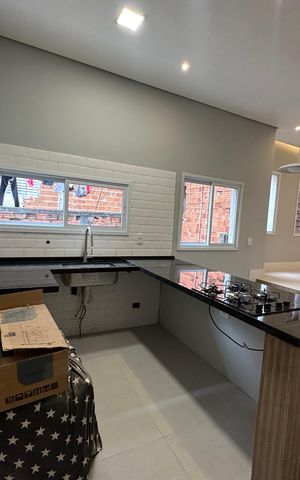 Casa para alugar com 65m², 2 quartos e 1 vaga Casa para alugar com 65m², 2 quartos e 1 vagaCozinha