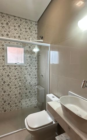 Casa para alugar com 65m², 2 quartos e 1 vaga Casa para alugar com 65m², 2 quartos e 1 vagaBanheiro