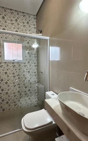 Casa para alugar com 65m², 2 quartos e 1 vaga Casa para alugar com 65m², 2 quartos e 1 vagaBanheiro