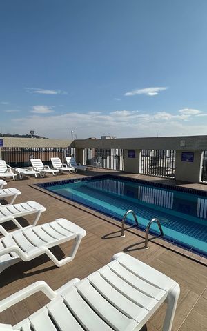 Apartamento para alugar com 36m², 1 quarto e 1 vaga Apartamento para alugar com 36m², 1 quarto e 1 vagaPiscina