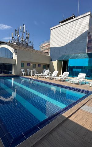 Apartamento para alugar com 36m², 1 quarto e 1 vaga Apartamento para alugar com 36m², 1 quarto e 1 vagaPiscina