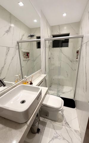 Apartamento à venda com 88m², 3 quartos e 1 vaga Apartamento à venda com 88m², 3 quartos e 1 vagaBanheiro