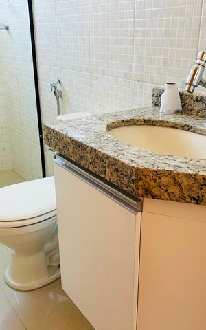 Apartamento para alugar com 70m², 2 quartos e 2 vagas Apartamento para alugar com 70m², 2 quartos e 2 vagasBanheiro Social