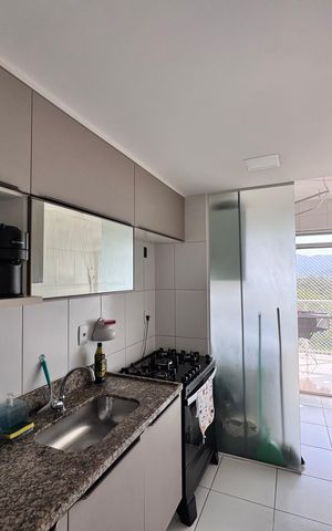 Apartamento à venda com 70m², 2 quartos e 1 vaga Apartamento à venda com 70m², 2 quartos e 1 vagaCozinha e Área de Serviço