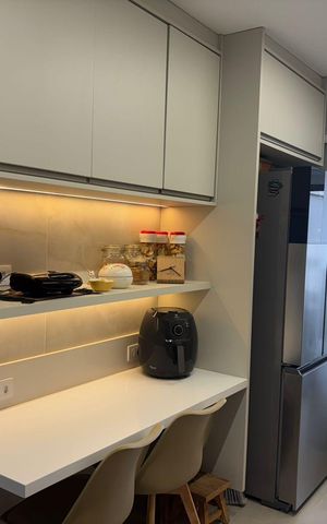 Apartamento à venda com 104m², 2 quartos e 2 vagas Apartamento à venda com 104m², 2 quartos e 2 vagasCozinha