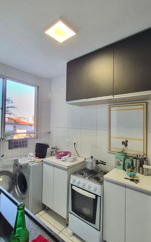 Apartamento à venda com 44m², 2 quartos e 1 vaga Apartamento à venda com 44m², 2 quartos e 1 vagaCozinha e Área de Serviço