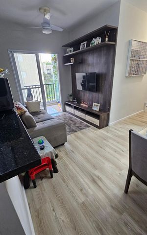 Apartamento à venda com 57m², 2 quartos e 1 vaga Apartamento à venda com 57m², 2 quartos e 1 vagaSala