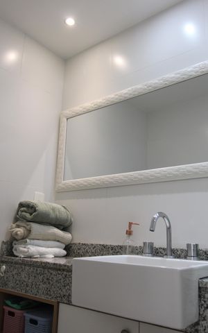 Apartamento à venda com 117m², 3 quartos e 2 vagasBanheiro da suíte 1