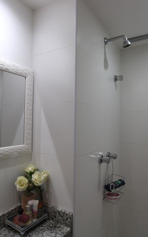 Apartamento à venda com 117m², 3 quartos e 2 vagasBanheiro da suíte 1