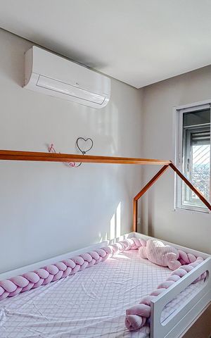 Apartamento para alugar com 105m², 2 quartos e 2 vagasQuarto 2 - Suíte