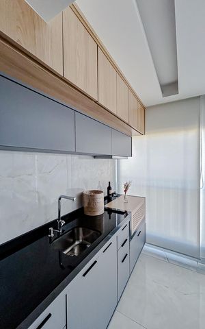 Apartamento para alugar com 105m², 2 quartos e 2 vagasCozinha