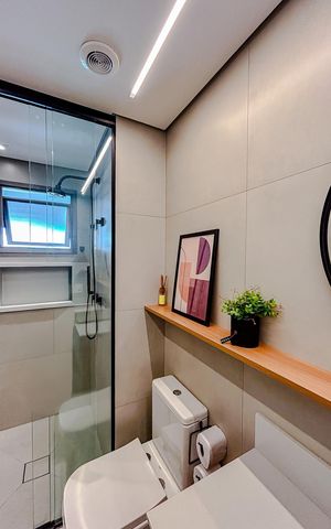 Apartamento para alugar com 105m², 2 quartos e 2 vagasBanheiro
