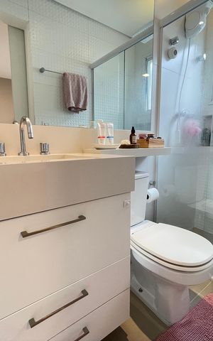 Casa de condomínio à venda com 110m², 3 quartos e 2 vagas Casa de condomínio à venda com 110m², 3 quartos e 2 vagasBanheiro 1