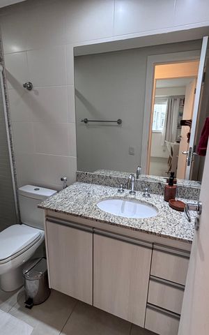 Apartamento à venda com 89m², 2 quartos e 2 vagas Apartamento à venda com 89m², 2 quartos e 2 vagasBanheiro