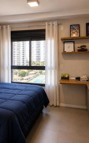 Studio para alugar com 22m², 1 quarto e sem vaga Studio para alugar com 22m², 1 quarto e sem vagaSala/Quarto