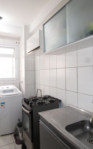 Apartamento à venda com 47m², 2 quartos e sem vagaCozinha e Área de Serviço