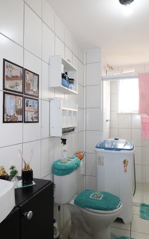 Apartamento à venda com 47m², 2 quartos e sem vagaBanheiro