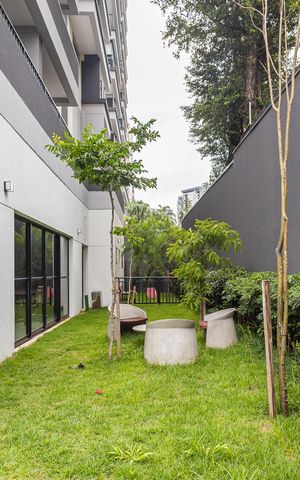 Apartamento para alugar com 25m², 1 quarto e sem vagaJardim