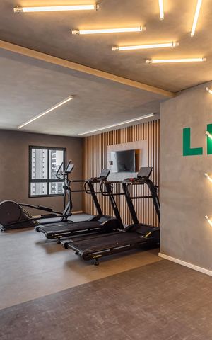 Apartamento para alugar com 25m², 1 quarto e sem vaga Apartamento para alugar com 25m², 1 quarto e sem vagaAcademia