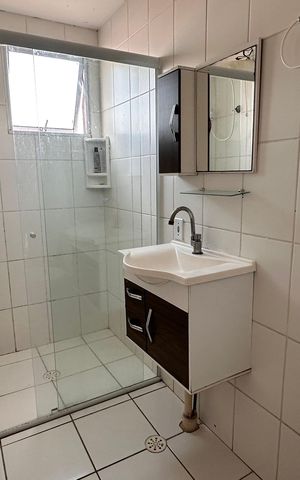 Apartamento para alugar com 44m², 2 quartos e sem vaga Apartamento para alugar com 44m², 2 quartos e sem vagaBanheiro social