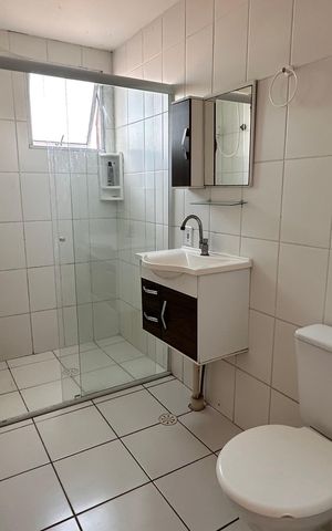 Apartamento para alugar com 44m², 2 quartos e sem vaga Apartamento para alugar com 44m², 2 quartos e sem vagaBanheiro social
