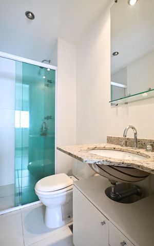 Apartamento à venda com 86m², 2 quartos e 1 vagaBanheiro Suíte 1