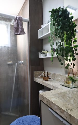 Apartamento à venda com 48m², 2 quartos e 1 vaga Apartamento à venda com 48m², 2 quartos e 1 vagaBanheiro