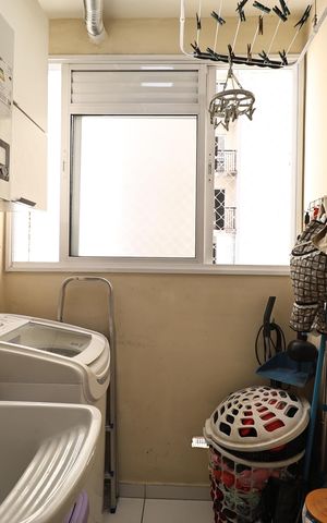 Apartamento à venda com 48m², 2 quartos e 1 vaga Apartamento à venda com 48m², 2 quartos e 1 vagaLavanderia