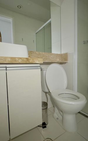 Apartamento para alugar com 69m², 2 quartos e 1 vaga Apartamento para alugar com 69m², 2 quartos e 1 vagaBanheiro 2