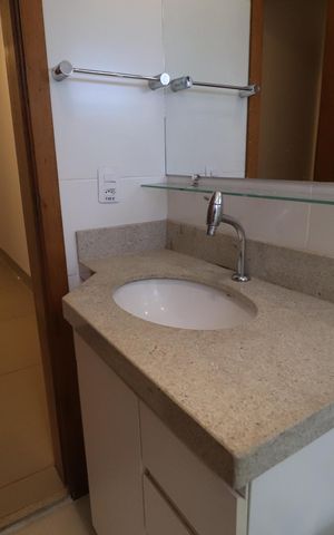 Apartamento para alugar com 120m², 3 quartos e 2 vagasBanheiro Social
