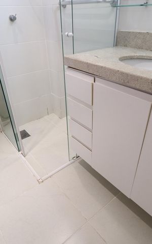 Apartamento para alugar com 120m², 3 quartos e 2 vagasBanheiro do Quarto 3