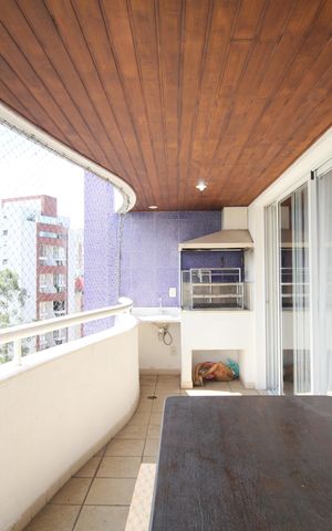 Apartamento para alugar com 131m², 3 quartos e 2 vagasVaranda da Sala