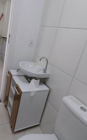 Apartamento para alugar com 33m², 2 quartos e sem vagaBanheiro