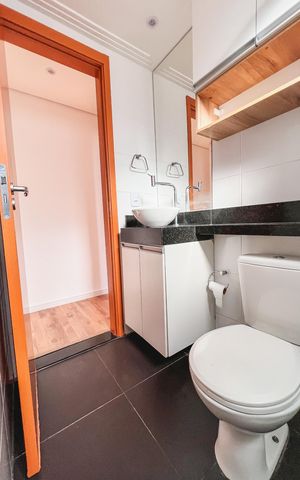 Apartamento para alugar com 47m², 2 quartos e 1 vaga Apartamento para alugar com 47m², 2 quartos e 1 vagaBanheiro