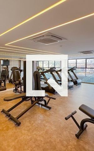 Studio para alugar com 27m², 1 quarto e sem vaga Studio para alugar com 27m², 1 quarto e sem vagaAcademia