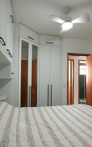 Apartamento à venda com 80m², 3 quartos e 2 vagasQuarto Suíte
