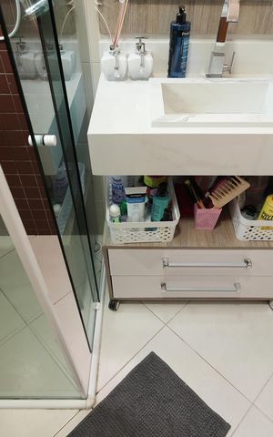 Apartamento à venda com 80m², 3 quartos e 2 vagasBanheiro Social