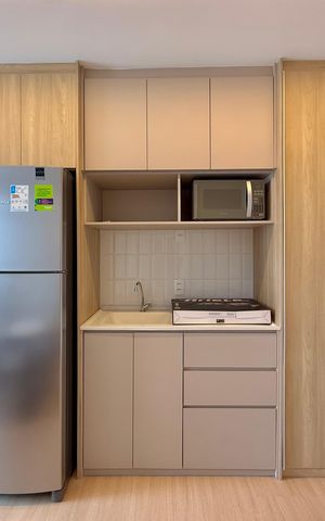 Studio à venda com 27m², 1 quarto e sem vaga Studio à venda com 27m², 1 quarto e sem vagaCozinha