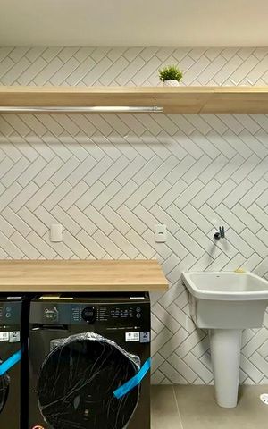 Studio à venda com 27m², 1 quarto e sem vaga Studio à venda com 27m², 1 quarto e sem vagaLavanderia