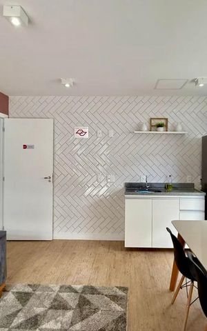 Studio à venda com 27m², 1 quarto e sem vaga Studio à venda com 27m², 1 quarto e sem vagaLounge