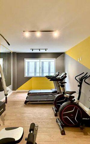 Studio à venda com 27m², 1 quarto e sem vaga Studio à venda com 27m², 1 quarto e sem vagaAcademia