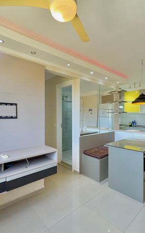 Apartamento para alugar com 45m², 2 quartos e 1 vaga Apartamento para alugar com 45m², 2 quartos e 1 vagaSala
