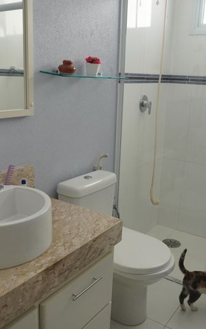 Casa de condomínio para alugar com 430m², 5 quartos e 4 vagasBanheiro da Suíte 3