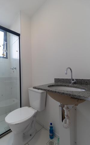 Apartamento para alugar com 44m², 2 quartos e 1 vaga Apartamento para alugar com 44m², 2 quartos e 1 vagaBanheiro