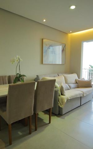 Apartamento à venda com 76m², 3 quartos e 2 vagasSala