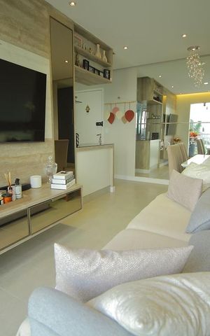 Apartamento à venda com 76m², 3 quartos e 2 vagasSala
