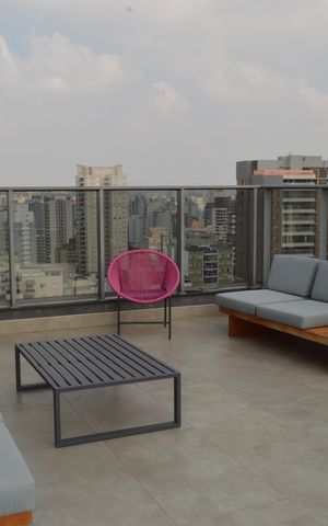 Studio para alugar com 20m², 1 quarto e sem vagaTerraço