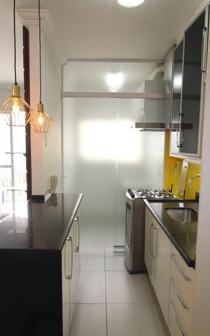 Apartamento para alugar com 64m², 3 quartos e 2 vagasCozinha /  Área de Serviço