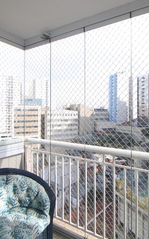 Apartamento para alugar com 64m², 3 quartos e 2 vagasSala - Varanda