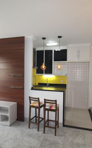 Apartamento para alugar com 64m², 3 quartos e 2 vagasCozinha /  Área de Serviço
